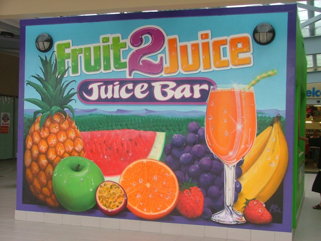 Fruit to Juice bar at Centro Shopping centre Bundaberg